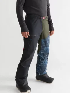 Klättermusen Waterproof Pants<134 Levitend Cutan Britta Pant RosinGreen-CoboltBlue