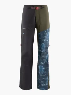 Klättermusen Waterproof Pants<134 Levitend Cutan Britta Pant RosinGreen-CoboltBlue