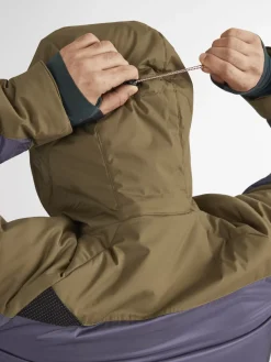 Klättermusen Down & Insulated Jackets|Down & Insulated Jackets<Alfheim Olive-PurpleStone