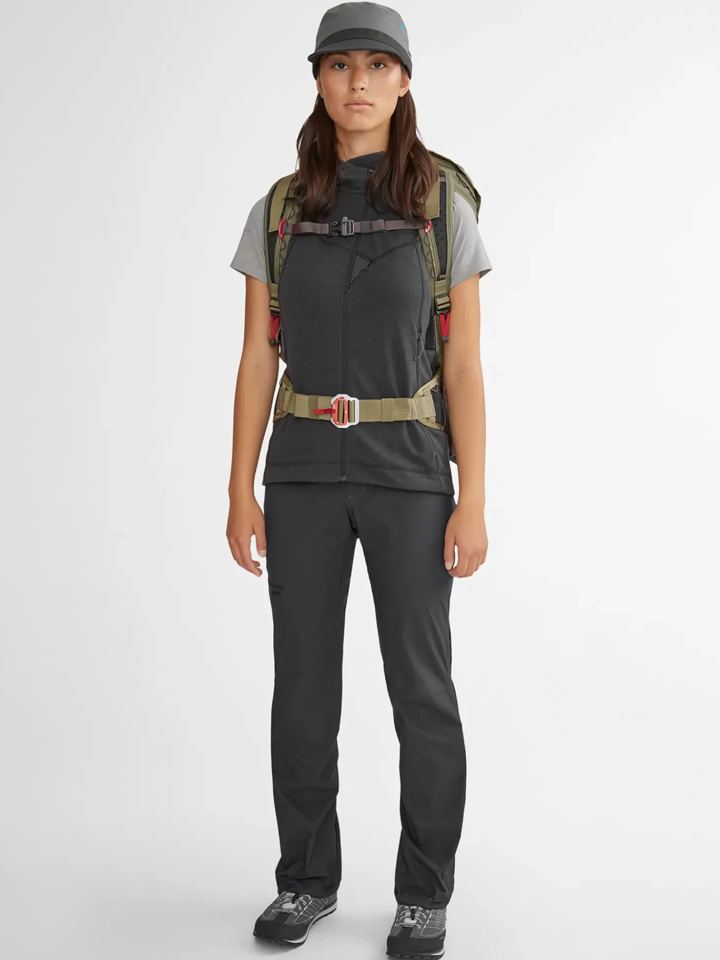 Klättermusen Waterproof Pants<Asynja AmaranthRedBlack
