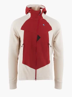 Klättermusen Fleeces & Sweaters<Hugin WhiteClay-RubyRed