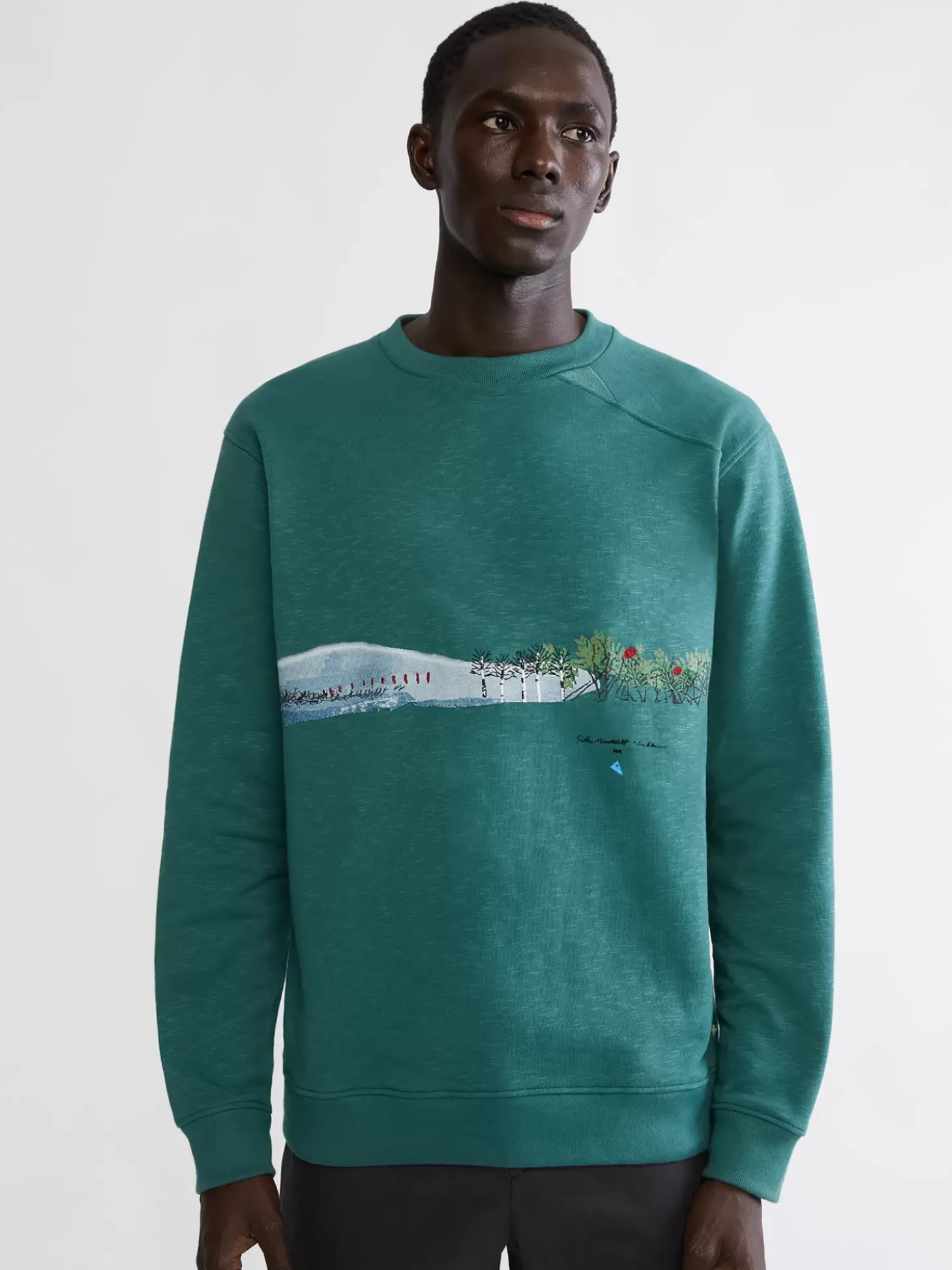 Klättermusen Fleeces & Sweaters<Turid Crew Sweater Britta DeepGreen